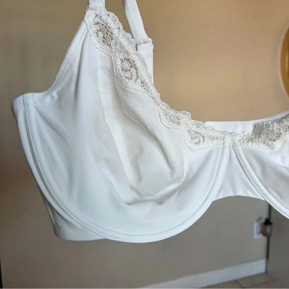 Skims Fits Everybody Lace Underwire Corded Lace Bra in Marble Size 46DDD NWT - Picture 6 of 9
